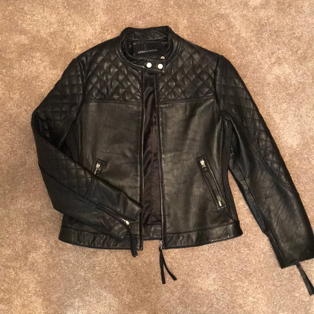 Moda International Leather Jacket